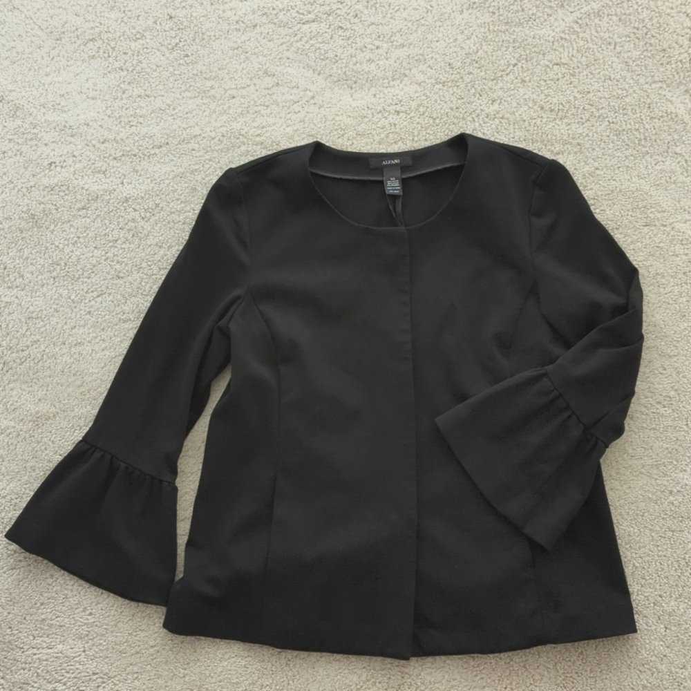Alfani stretch jacket 3/4 length sleeves